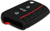 JVCV® Car Key Cover Compatible with Skoda Octavia, Kodiaq Superb Folding Key - Don’t Touch My Key