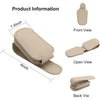 Single Pack Sunglasses Holder for Car Visor - Magnetic Leather Sunglasses Holder and Ticket Card Clip - Car Visor Accessories