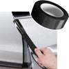 JVCV® Car Sticker 5D Gloss Carbon Fiber Rubber,Entry Guard Protector Strip Car Door Sill Protector,Bumper Door Guard Scuff Plate Protectors Tape Anti-Scratch Step