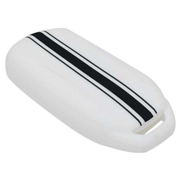 Car Key Cover Compatible with Tata Tiago Tigor Nexon Punch Hexa Zest Bolt Safari Storme Flip Key - Rally Stripe