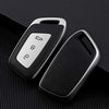 JVCV® Premium Soft TPU Leather Pattern Key Cover Compatible with New MG Hector, Hector Plus and Windsor EV Smart Key