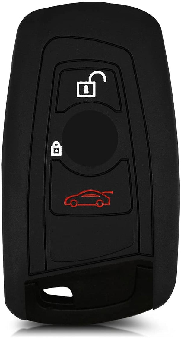 JVCV® Car Key Cover Compatible with BMW Smart Key - Don't Touch My Key