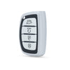 JVCV® Premium Soft TPU Leather Pattern Key Cover Compatible with Hyundai Smart Key