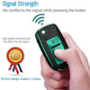 JVCV® Premium Soft TPU Leather Pattern Key Cover Compatible with Volkswagen Polo Vento Jetta Ameo Passat and Skoda Rapid Laura Superb Octavia Fabia Yeti Folding Key