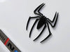 JVCV® 3D Metal Spider Sticker Chrome Logo Decal Emblem Badge for All Cars Bikes Laptops Headphones