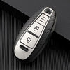 JVCV® Premium Soft TPU Leather Pattern Key Cover Compatible with Maruti Suzuki 3 Button Baleno Ciaz Vitara Brezza S Cross Swift Ignis and Toyota Urban Cruiser Smart Key