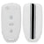 JVCV® Car Key Cover Compatible with Tata Curvv Tiago Tigor Punch Nexon Zest Bolt Safari Storme Flip Key - Rally Stripe