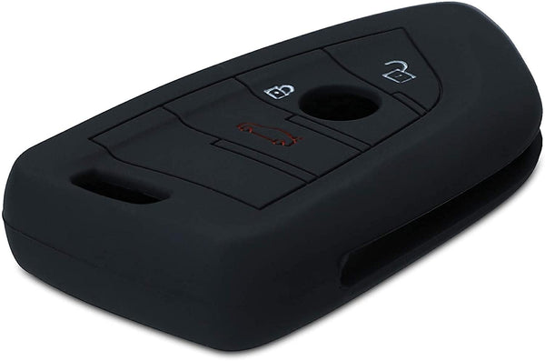 JVCV® Car Key Cover Compatible with BMW Blade Smart Key - Rally Stripe