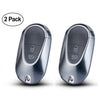 JVCV® 2 Pack Soft TPU Transparent Cover Compatible with Mercedes Benz S-Class G-Class E-Class 2022 Onwards 3 Button Smart Key (Transparent Black)
