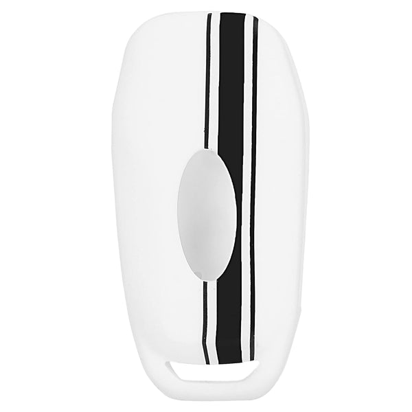 JVCV® Car Key Cover Compatible with Ford Endeavour Figo Aspire Freestyle Flip Key - Rally Stripe