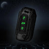 JVCV® Rugged Armor Metal Key Cover – Black Finish – Compatible with Mahindra XUV700, 3XO, Thar, Marazzo, Bolero, Scorpio N, XUV300, TUV300 Plus & XUV400 EV – 3 Button Flip Key