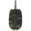 Car Styling Soft Silicone Camouflage Key Cover Compatible with Renault Kiger, Kwid, Duster 2016, Triber 2 Button Remote Key (Green Camouflage)