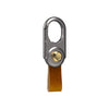 JVCV® Leather Universal Keychain with Zinc Alloy Buckle Light weight Ring Hook Accessories Holder Organizer for Car Bike Home Office Keys for Men and Women