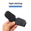 Single Pack Sunglasses Holder for Car Visor - Magnetic Leather Sunglasses Holder and Ticket Card Clip - Car Visor Accessories