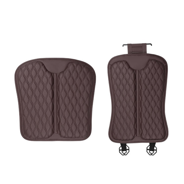Premium Car Seat Cover Protector for Driver Seat Back Rest Support Breathable Mat Front Back Cushion Set Non-Slip Interior Seats Cover-fit for Most Cars (Driver Seat Cover - 2 in 1)