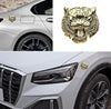 JVCV® 3D Metal Tiger Sticker Chrome Logo Decal Emblem Badge for All Cars Bikes Laptops Headphones Helmets Home Office Accessory