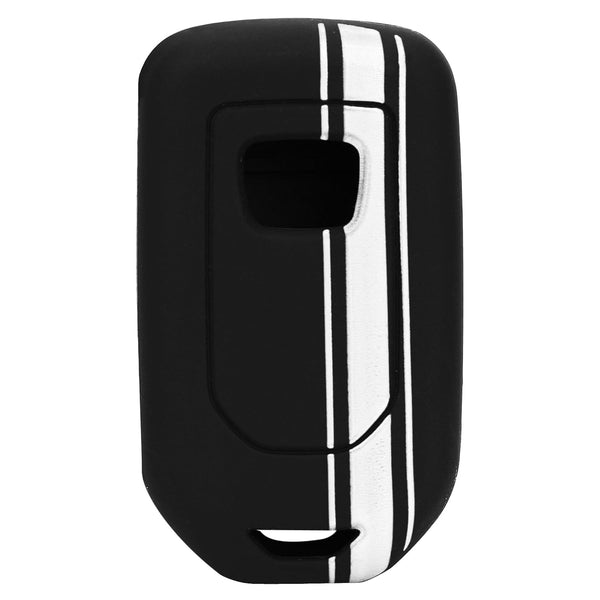 JVCV® Car Key Cover Compatible with Honda 3 Button Smart Key for City, Elevate, Civic, Jazz, Amaze, CR-V,BR-V, WR-V - Rally Stripe
