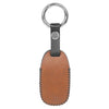 JVCV® Soft Handmade Leather Key Cover Compatible with Hyundai Verna 2023 Car 4 Button Smart Key