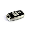 JVCV® Premium Soft TPU Leather Pattern Key Cover Compatible with Kia Seltos Sonet Carens 3 Button Push Start Car Key