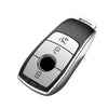 JVCV® Premium Soft TPU Leather Pattern Key Cover Compatible with Benz E Series Smart Key