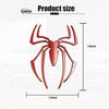 JVCV® 3D Metal Spider Sticker Chrome Logo Decal Emblem Badge for All Cars Bikes Laptops Headphones