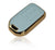 JVCV® Premium Soft Gold Border TPU Leather Pattern Key Cover Compatible with Honda City, Elevate, Civic, Jazz, Amaze, CR-V, WR-V, BR-V 3/4 Button Push Button Start Smart Key