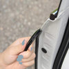 5 Mtr Door Edge Guard Black Car Door Edge Guards Door Edge Protector for Cars Rubber Auto Door Trim U Shape Build in Metal Sheet No Need Adhesive Easy to Cut Door Guards for Most Cars (Black)
