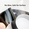 JVCV® Car Sticker 5D Gloss Carbon Fiber Rubber,Entry Guard Protector Strip Car Door Sill Protector,Bumper Door Guard Scuff Plate Protectors Tape Anti-Scratch Step