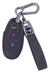 JVCV® Suede Leather Key Cover Compatible with Maruti Suzuki Baleno Ciaz Vitara Brezza S Cross Swift Ignis and Toyota Urban Cruiser Smart Key