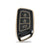 Gold Border TPU Key Cover Compatible with MG Hector and Hector Plus Smart Key (Black)