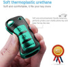 JVCV® Premium Soft TPU Leather Pattern Key Cover Compatible with Volkswagen Polo Vento Jetta Ameo Passat and Skoda Rapid Laura Superb Octavia Fabia Yeti Folding Key