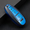 JVCV® Premium Soft TPU Leather Pattern Key Cover Compatible with Maruti Suzuki 3 Button Baleno Ciaz Vitara Brezza S Cross Swift Ignis and Toyota Urban Cruiser Smart Key