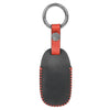 JVCV® Soft Handmade Leather Key Cover Compatible with Hyundai Verna 2023 Car 4 Button Smart Key