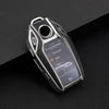 JVCV® Premium Soft TPU Leather Pattern Key Cover Compatible with BMW X Series Key