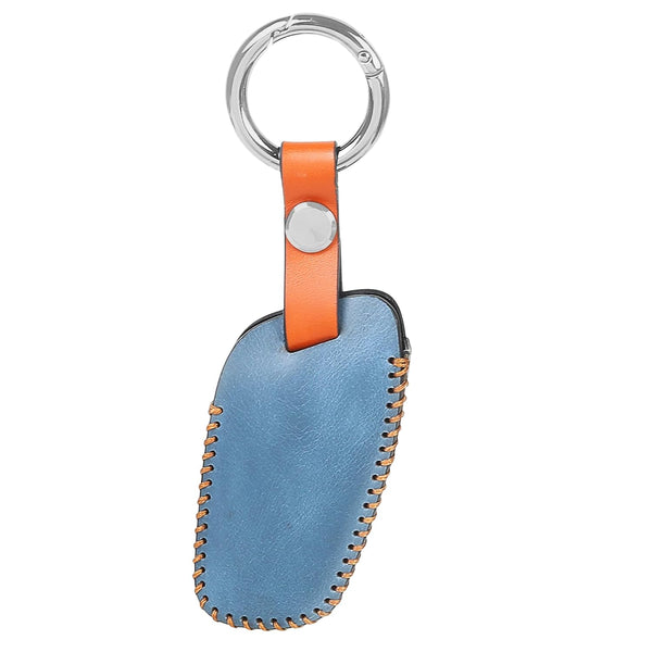 JVCV® Soft Handmade Leather Key Cover Compatible with MG ZS EV and Astor Smart Key