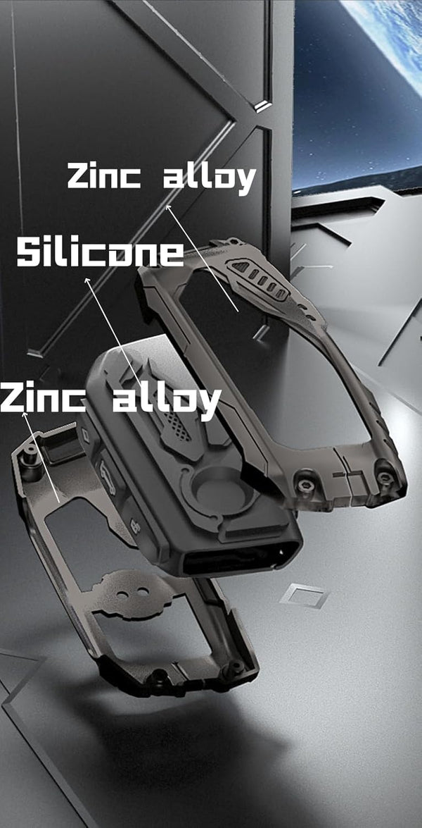 JVCV® Zinc Alloy Metal Key Cover Compatible with BMW 2 3 5 6 7 Series X1 X2 X3 X5 X6 Blade Smart Key