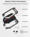 JVCV® Metal Key Cover Compatible with Kia Seltos Facelift HTX and Carens X Line 4 Button