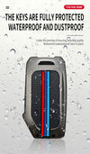 JVCV® Metal Key Cover Compatible with Kia Seltos Facelift HTX and Carens X Line 4 Button