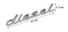 JVCV® 3D Metal Diesel Sticker for Car Fuel Tank Chrome Logo Decal Emblem Badge for All Cars and Bikes