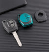 JVCV® Premium Soft TPU Leather Pattern Key Cover Compatible with 2 Button Key for Maruti Suzuki Swift Baleno S-Cross Ciaz Dzire WagonR SX4 Ritz