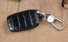 JVCV® Handmade Leather Crocodile Pattern Key Cover – Compatible with Toyota Fortuner, Hilux, Innova Crysta, Fortuner Legender, Innova HyCross, Land Cruiser – 2B/3B Smart Key
