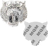 JVCV® 3D Metal Tiger Sticker Chrome Logo Decal Emblem Badge for All Cars Bikes Laptops Headphones Helmets Home Office Accessory