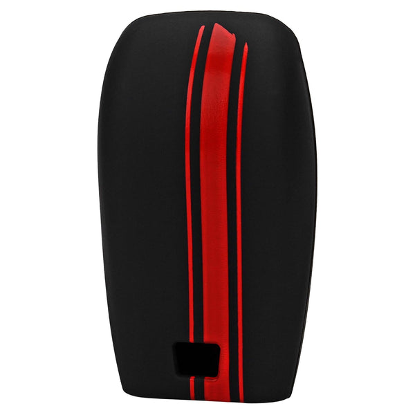 JVCV® Car Key Cover Compatible with Benz E Series Smart Key - Rally Stripe