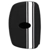 JVCV® Car Key Cover Compatible with Hyundai Alcazar Creta Venue i20 Tucson Elantra 4 Button Smart Key - Rally Stripe