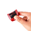 JVCV® Premium Soft TPU Leather Pattern Key Cover Compatible with Kia Seltos Sonet Carens 3 Button Push Start Car Key