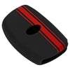 JVCV® Car Key Cover Compatible with Hyundai Alcazar Creta Venue i20 Tucson Elantra 4 Button Smart Key - Rally Stripe