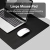 JVCV® Large Premium Vegan Leather Desk Mat Non Slip Extended Mouse Pad Reversible for Work from Home Office Gaming Accessories 80 X 40 cm