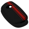 JVCV® Car Key Cover Compatible with Hyundai Creta Venue Aura Elite i20 Grand i10 Nios Xcent 3 Button Flip Key - Rally Stripe