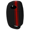 JVCV® Car Key Cover Compatible with Hyundai Creta Venue Aura Elite i20 Grand i10 Nios Xcent 3 Button Flip Key - Rally Stripe