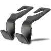 Headrest Hooks for Car, Back Seat Organizer Black Leather Hanger Holder Hook, for Hanging Purses and Bags and Coats, Pack of 2